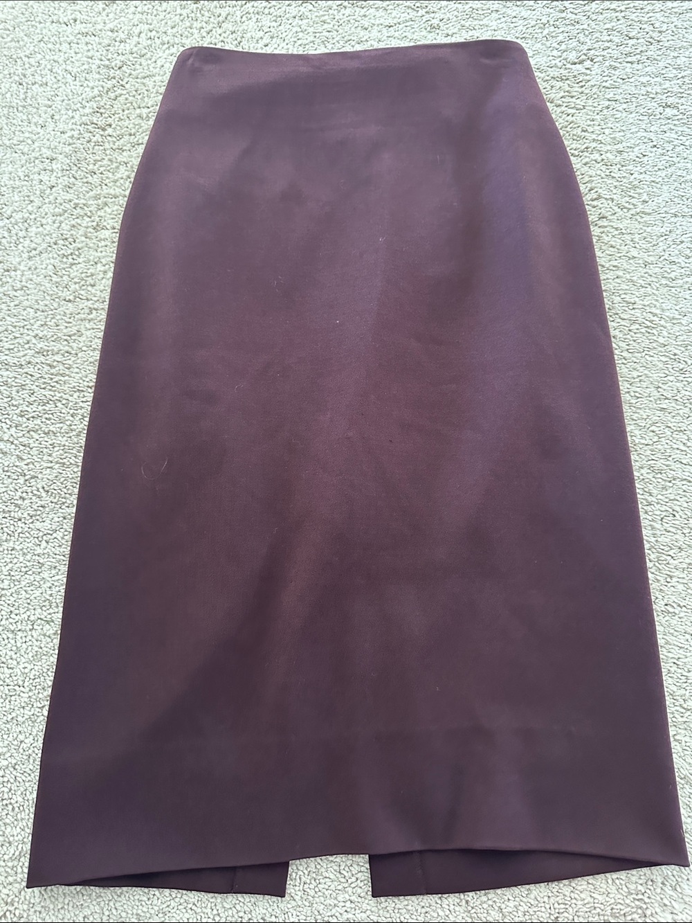 Diane Von Furstenberg Plum Pencil Skirt burgundy size 0